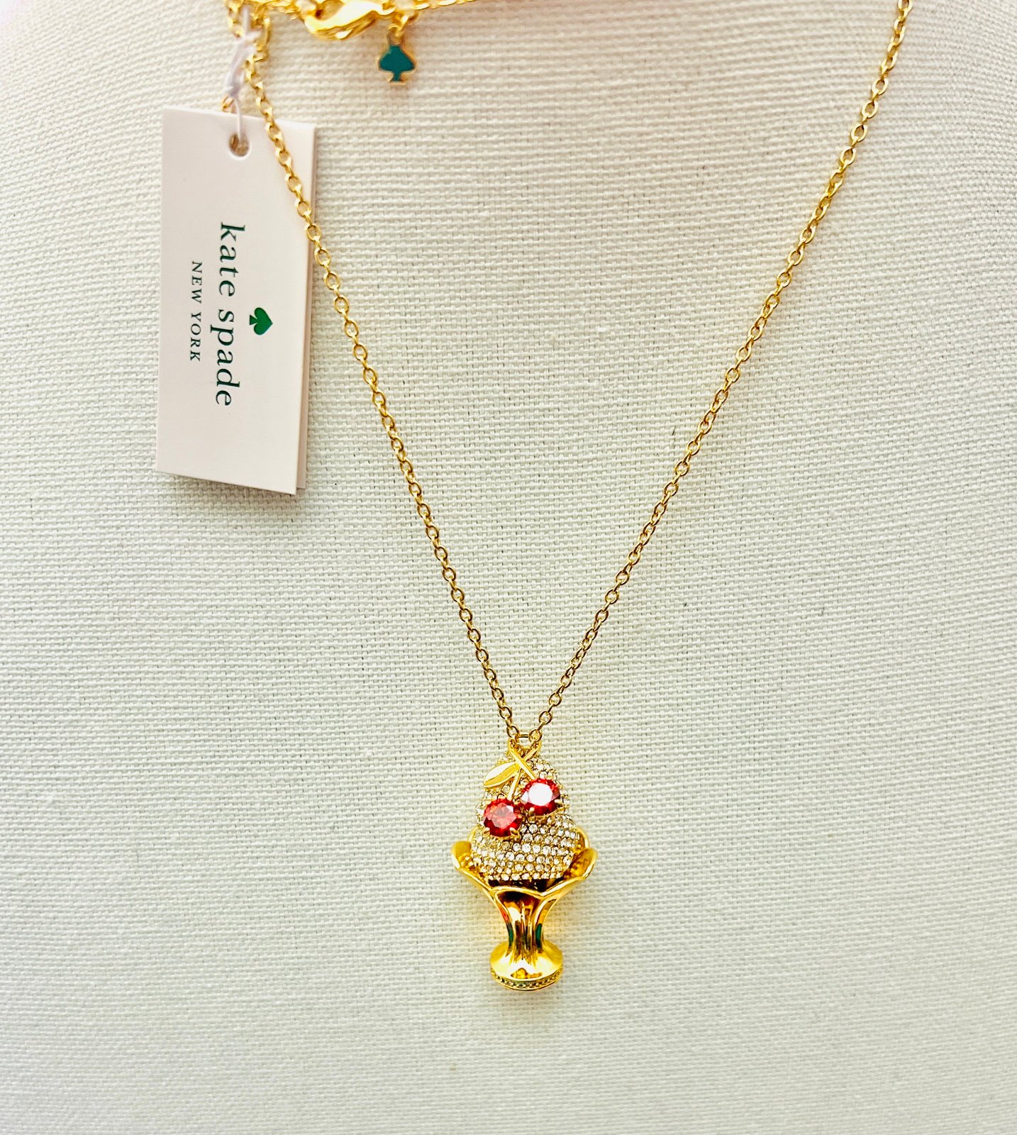 Kate Spade NY Sundae Pavé Statement Necklace