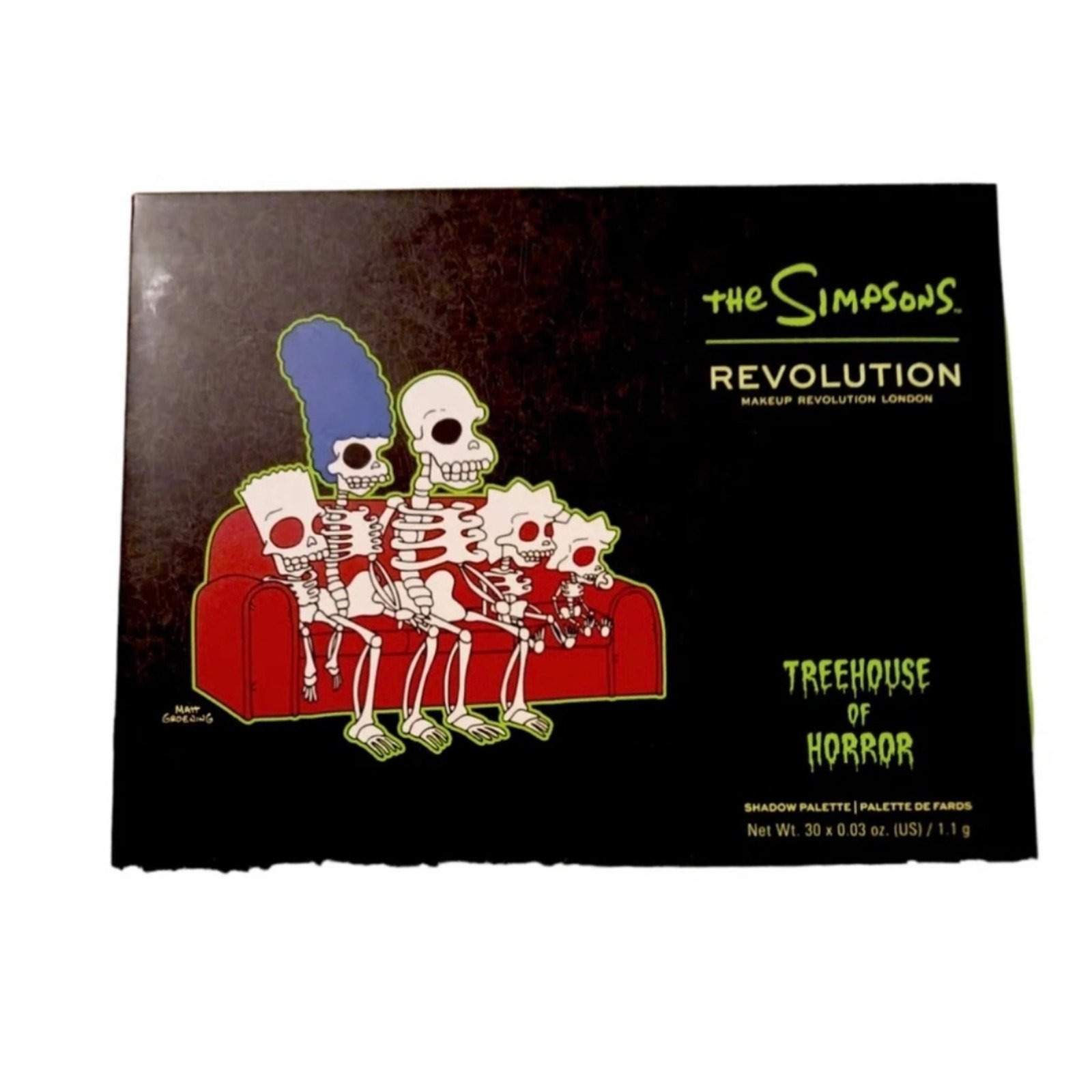 Revolution x The Simpsons Shadow Palette