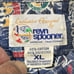 Reyn Spooner Mens Blue Newport Beach Fire & Marine Aloha Hawaiian Shirt Sz XL
