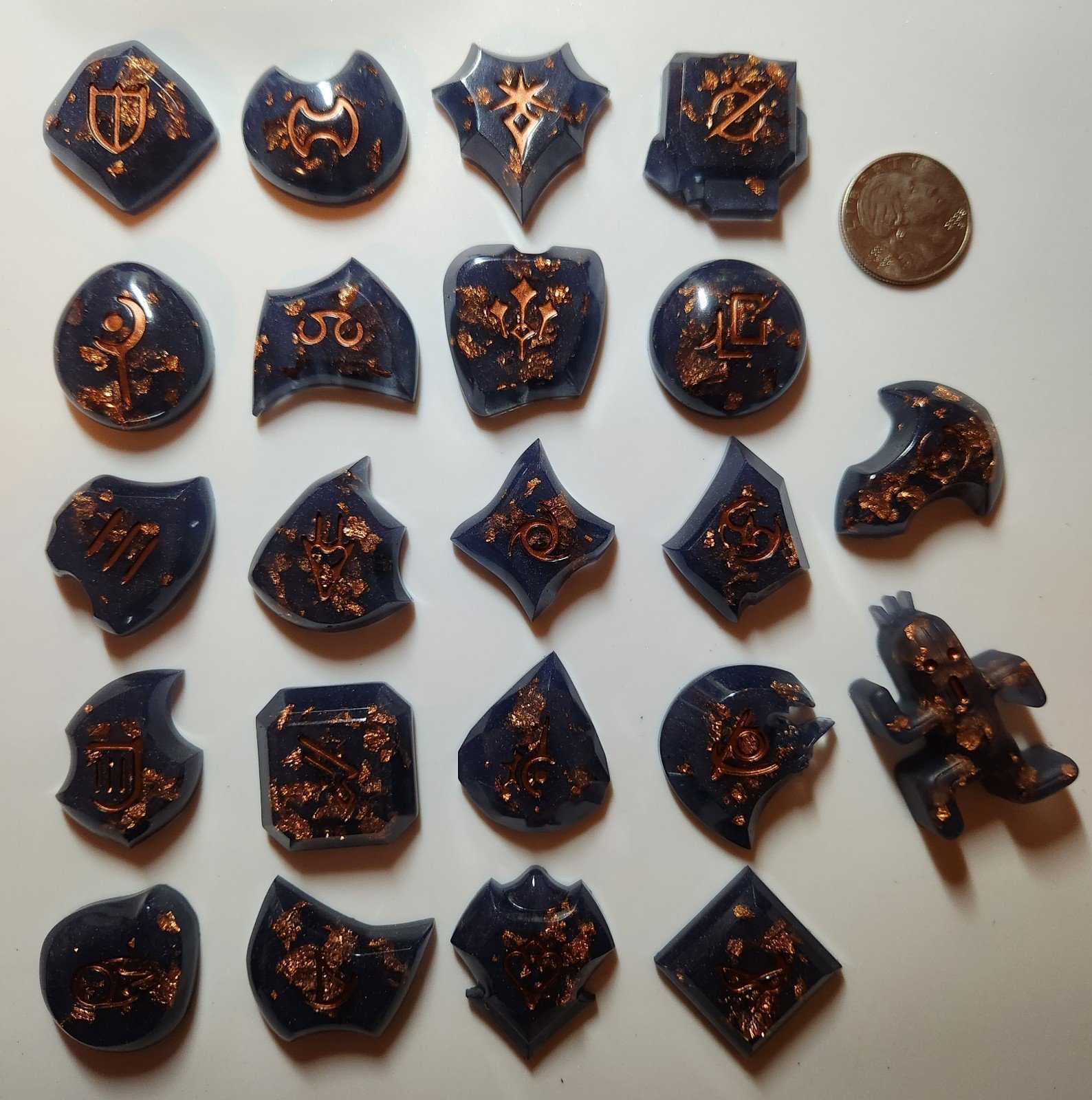 Final Fantasy FFXIV Job / Soul Stones / Soul Crystals Charms (Set 20)