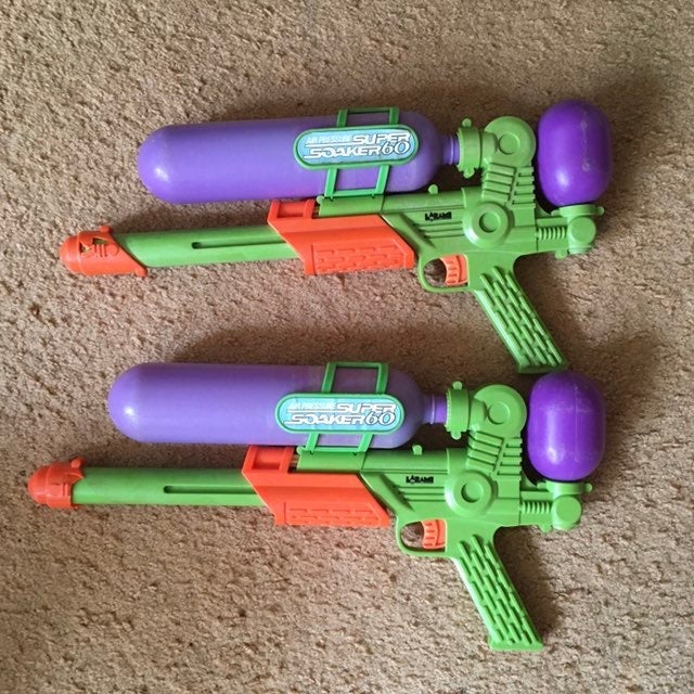 Super Soaker, Water Squirt Toy, l992 Larami