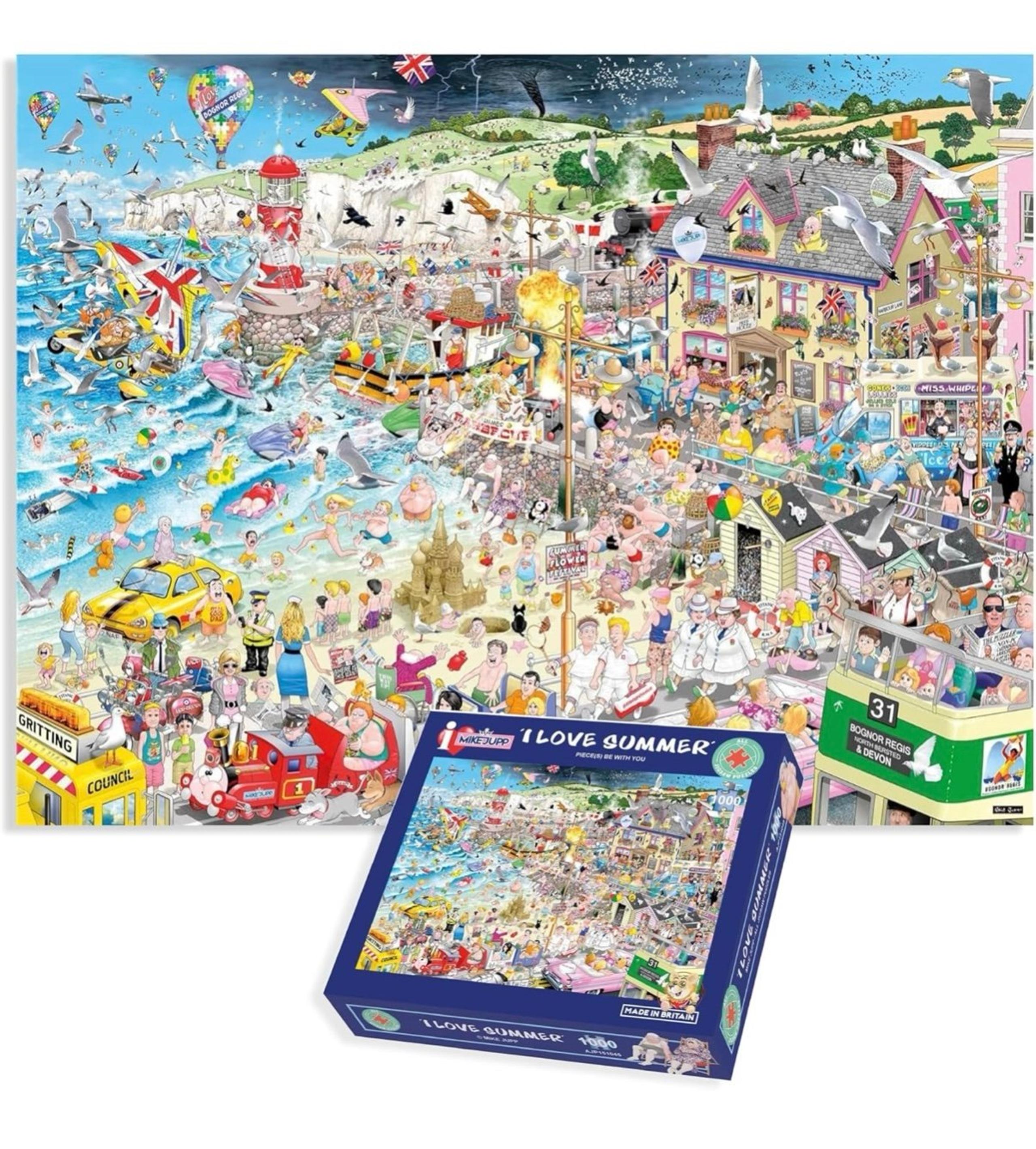 Gibsons | 1000 Piece Jigsaw Puzzle | I Love Summer Mike Jupp