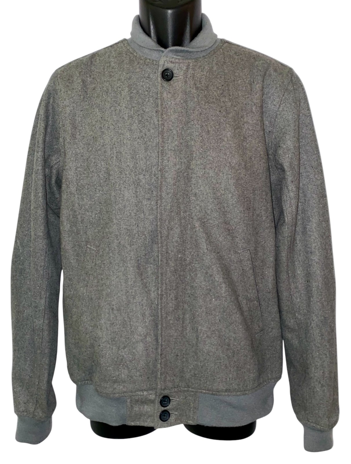 Saturdays Surf NYC Men's Small Wool Blend Gray Jacket