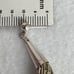 VTG Sterling Silver 925 Multi Strand Liquid Silver Tassel Fringe Dangle Earrings