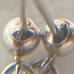 VTG Sterling Silver 925 Multi Strand Liquid Silver Tassel Fringe Dangle Earrings