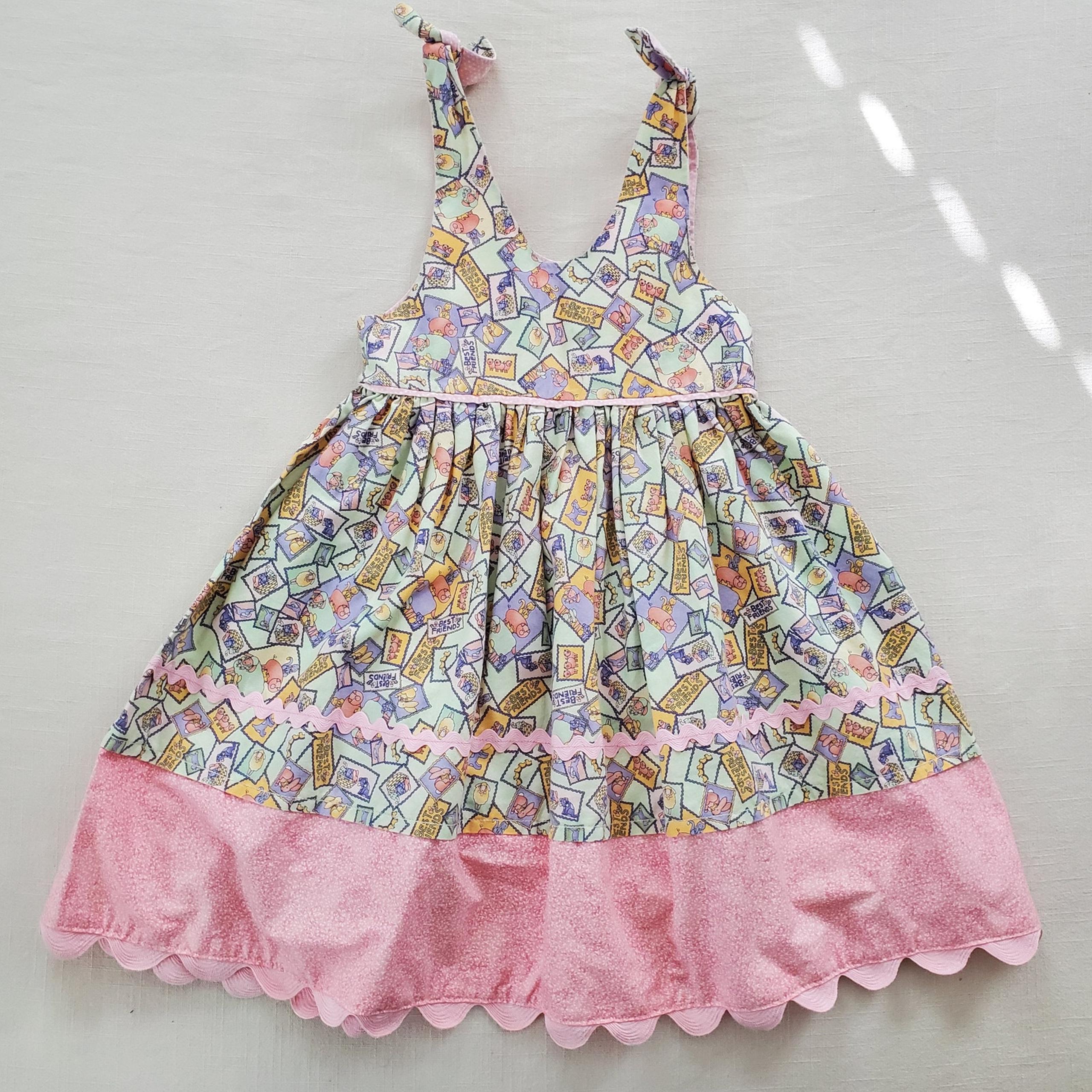 Vintage Animals "Best Friends" Dress kids 6