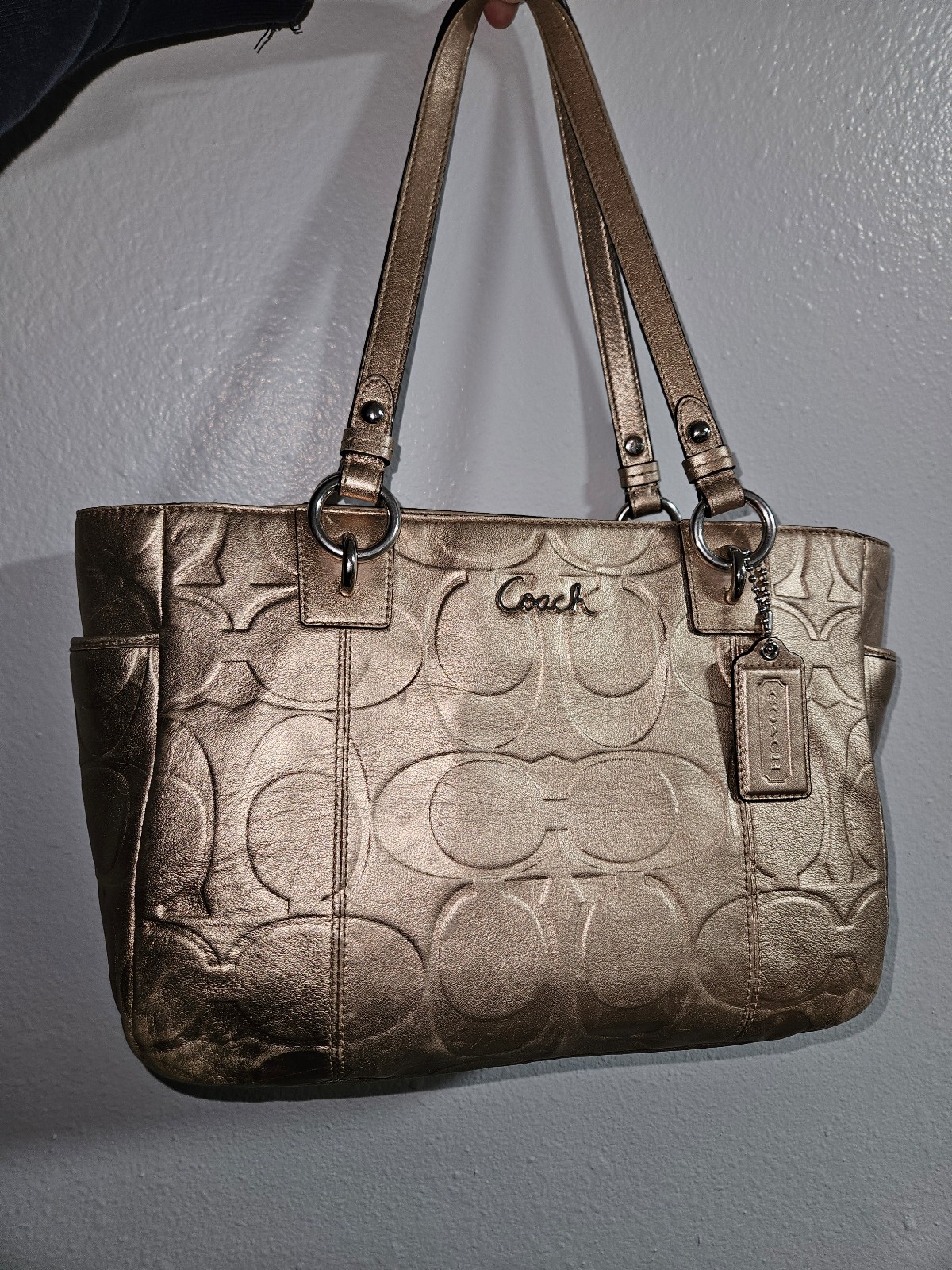 Coach Embossed Shoulder Bags | Mercari