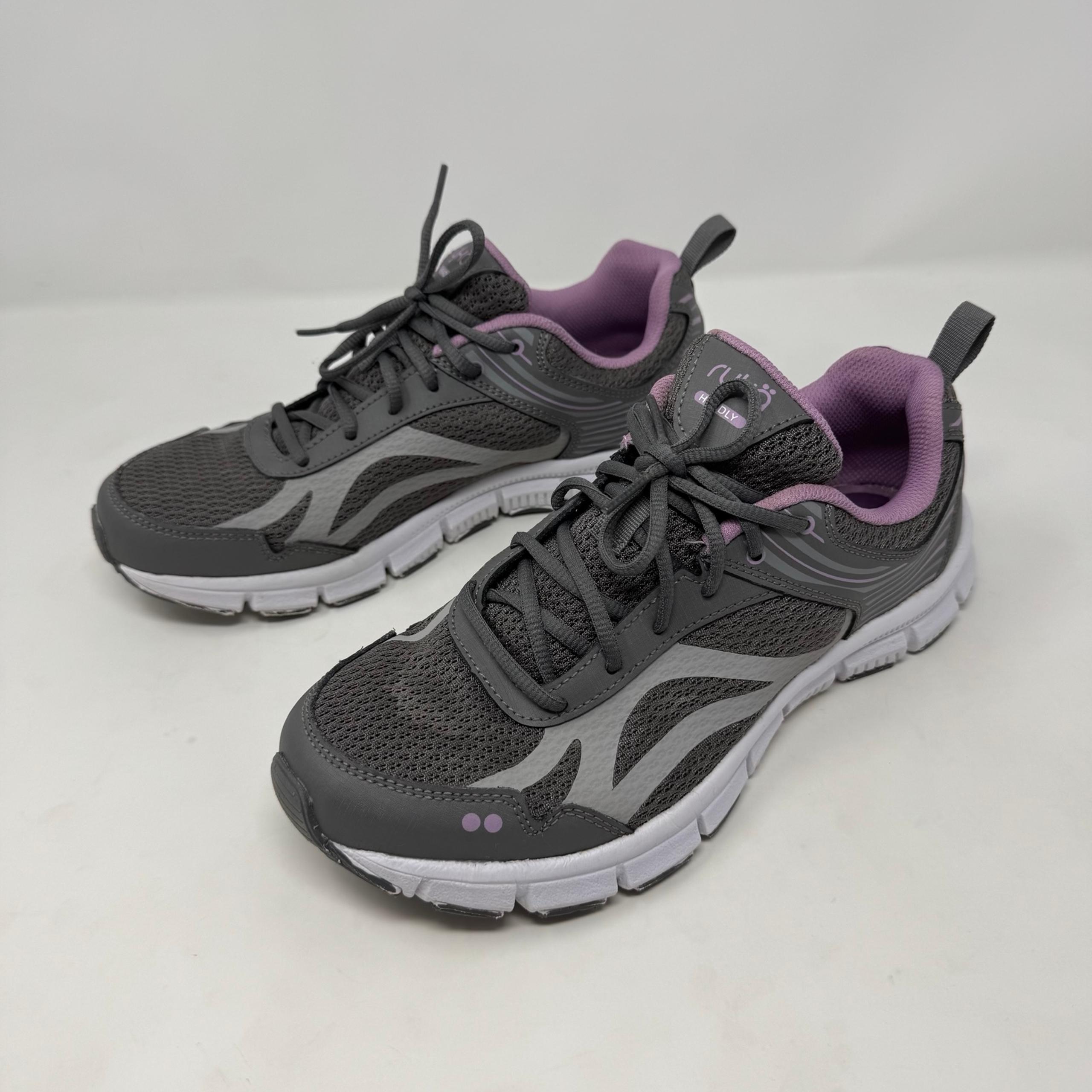 Ryka Headly Women’s Athletic Running Shoes Memory Foam Gray Purple Size 9