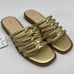 Liz Claiborne Midas Womens Sandals Casual Flat Gold Size 9M