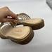 Liz Claiborne Midas Womens Sandals Casual Flat Gold Size 9M