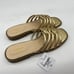 Liz Claiborne Midas Womens Sandals Casual Flat Gold Size 9M