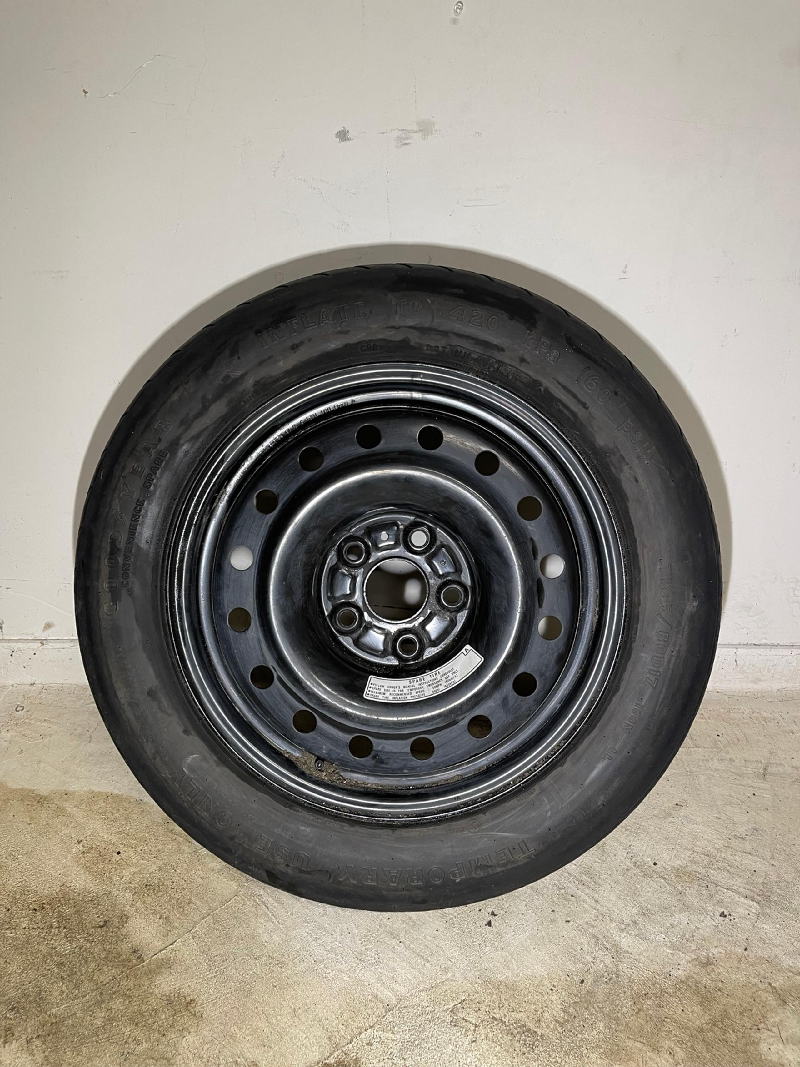 Connivence Spare Tire T 165/80R17 (5 Lug Style) - Goodyear