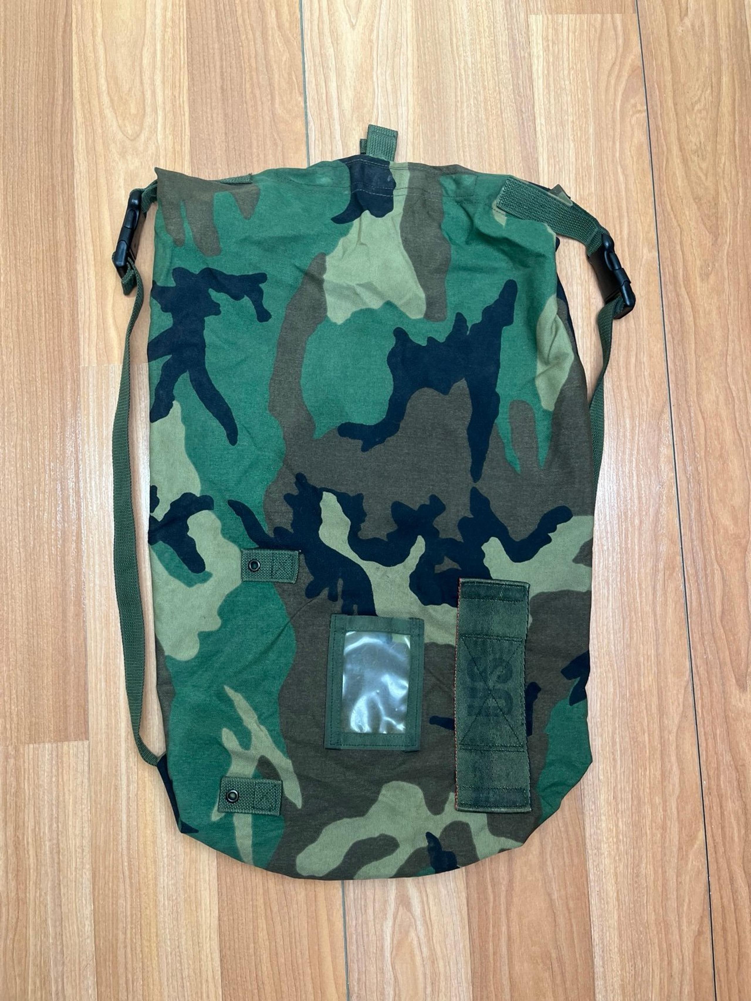 Vintage USA Army backpack bag camouflage