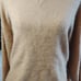 J.Ashford cashmere caramel v-neck sweater