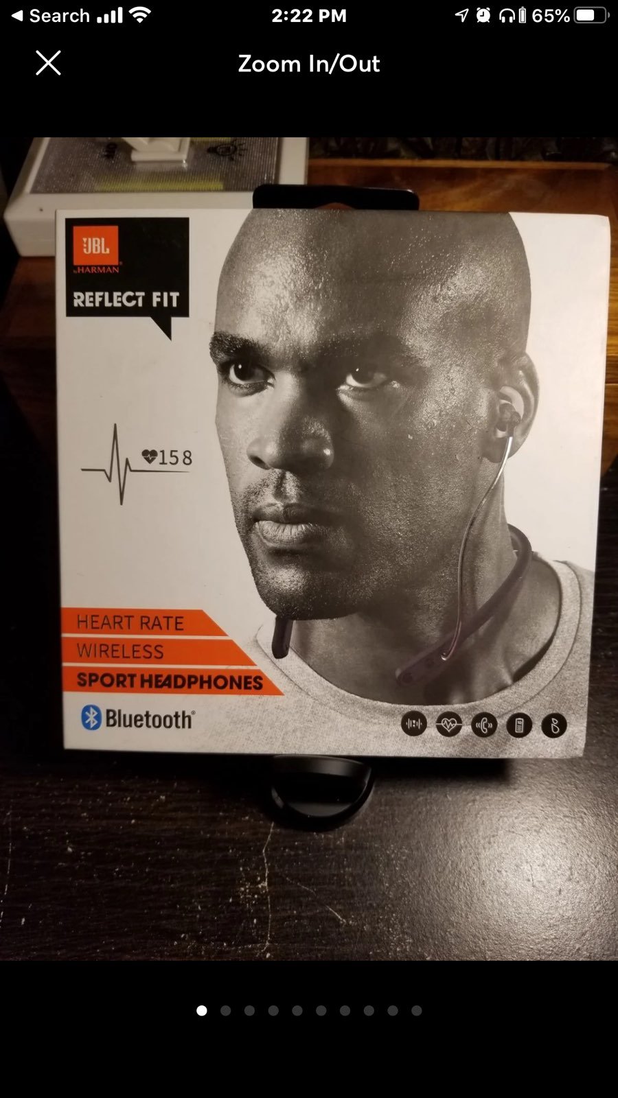 JBL reflex fit Bluetooth headphones