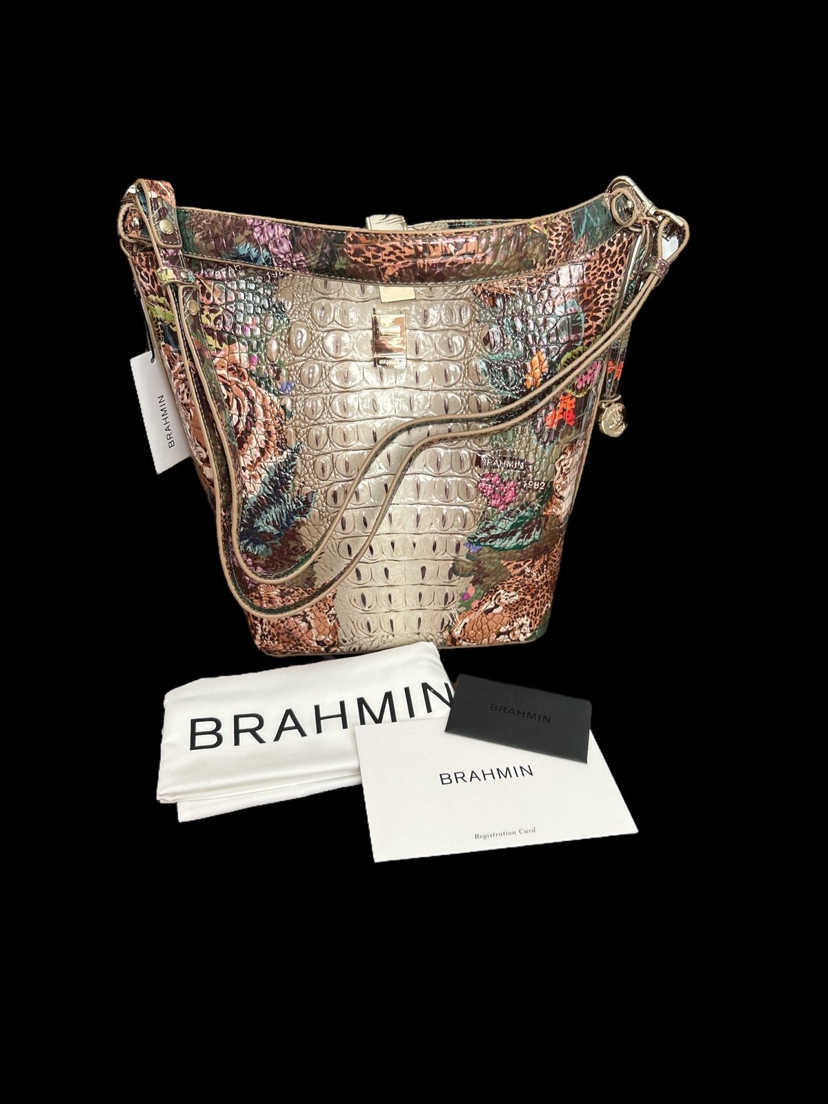 NWT • Brahmin Leather Purse • Shira • Acadia Ombre Melbourne