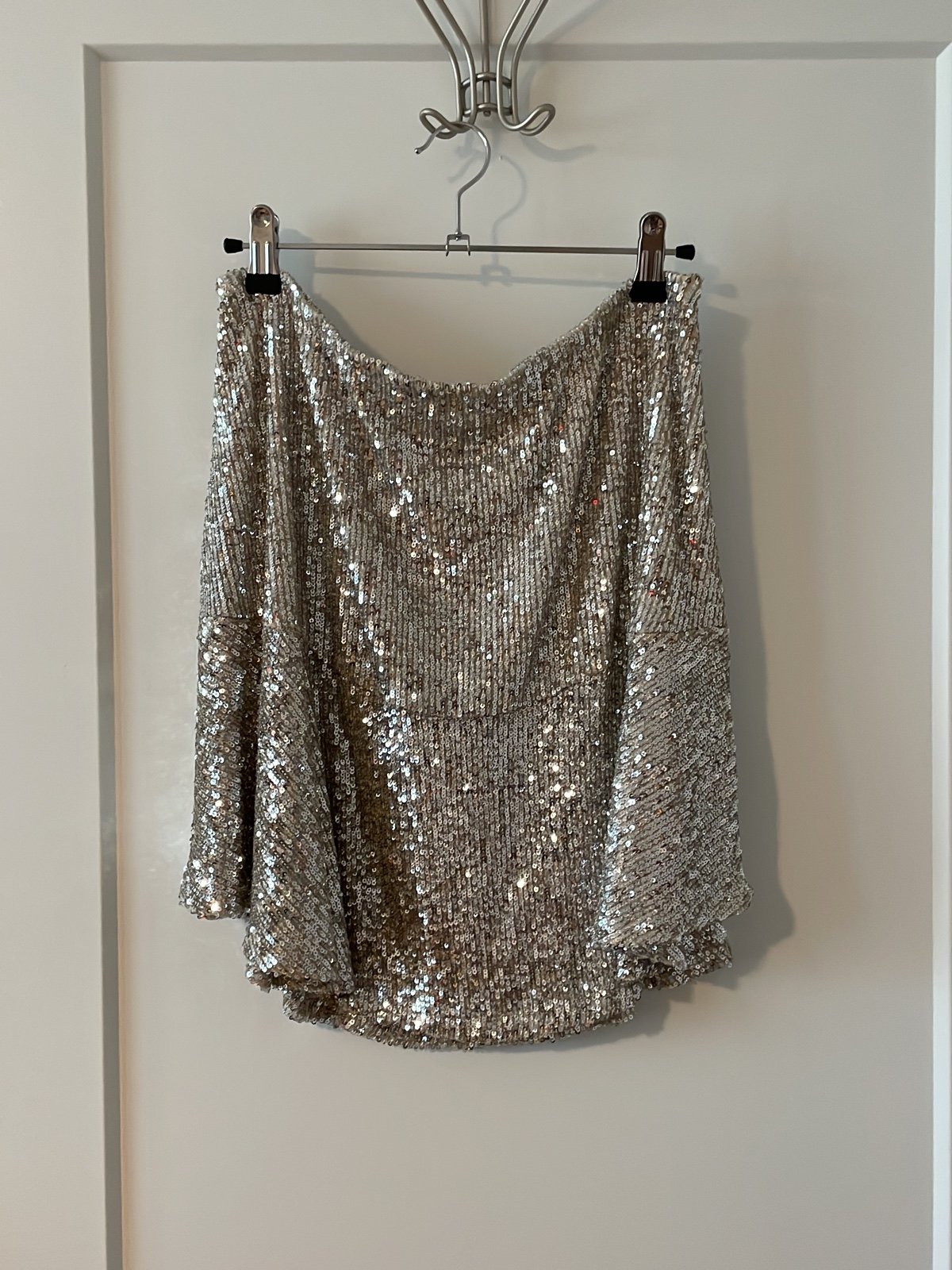 Free Peopl Sequin Mini Skirt