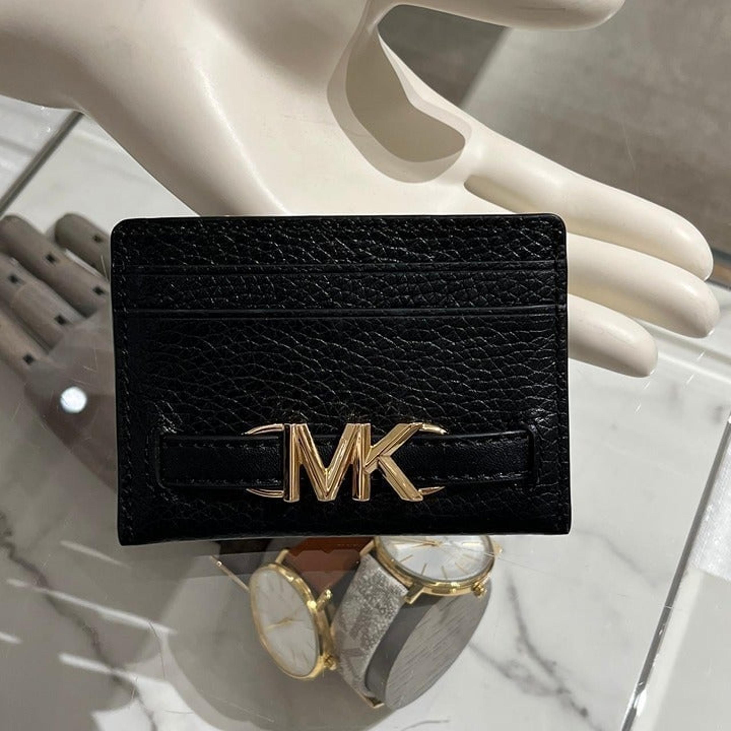 Michael Kors Reed Large Card Holder Wallet 35S3G6RD3L-BLACK