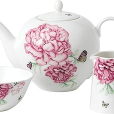 Royal Albert Miranda Kerr Everyday Friendship Teapot, CREAMER, SUGAR NEW SET