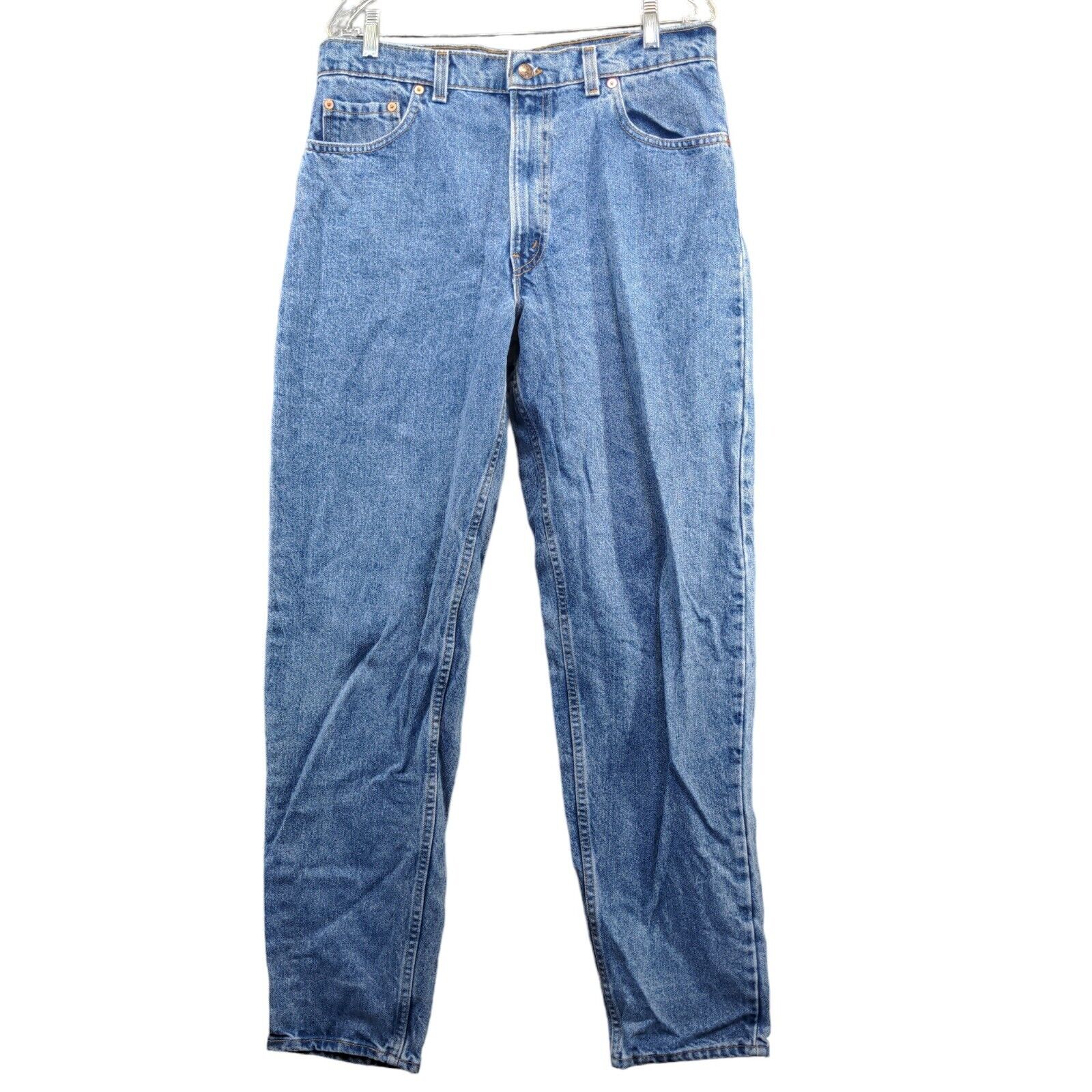 Levi's 550 Men's Relaxed Fit Tapered Leg Jeans Blue 36x34 Stone Wash Vintage USA