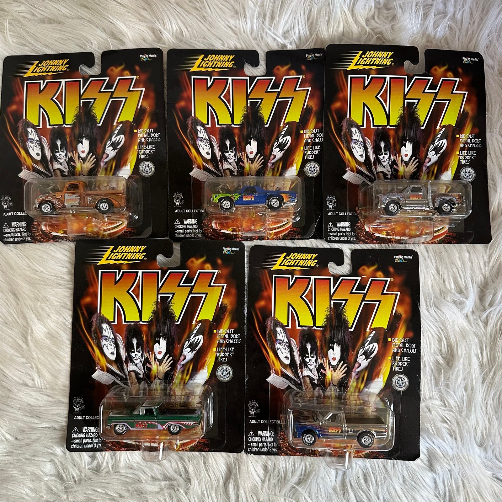 johnny lightning Kiss die cast cars