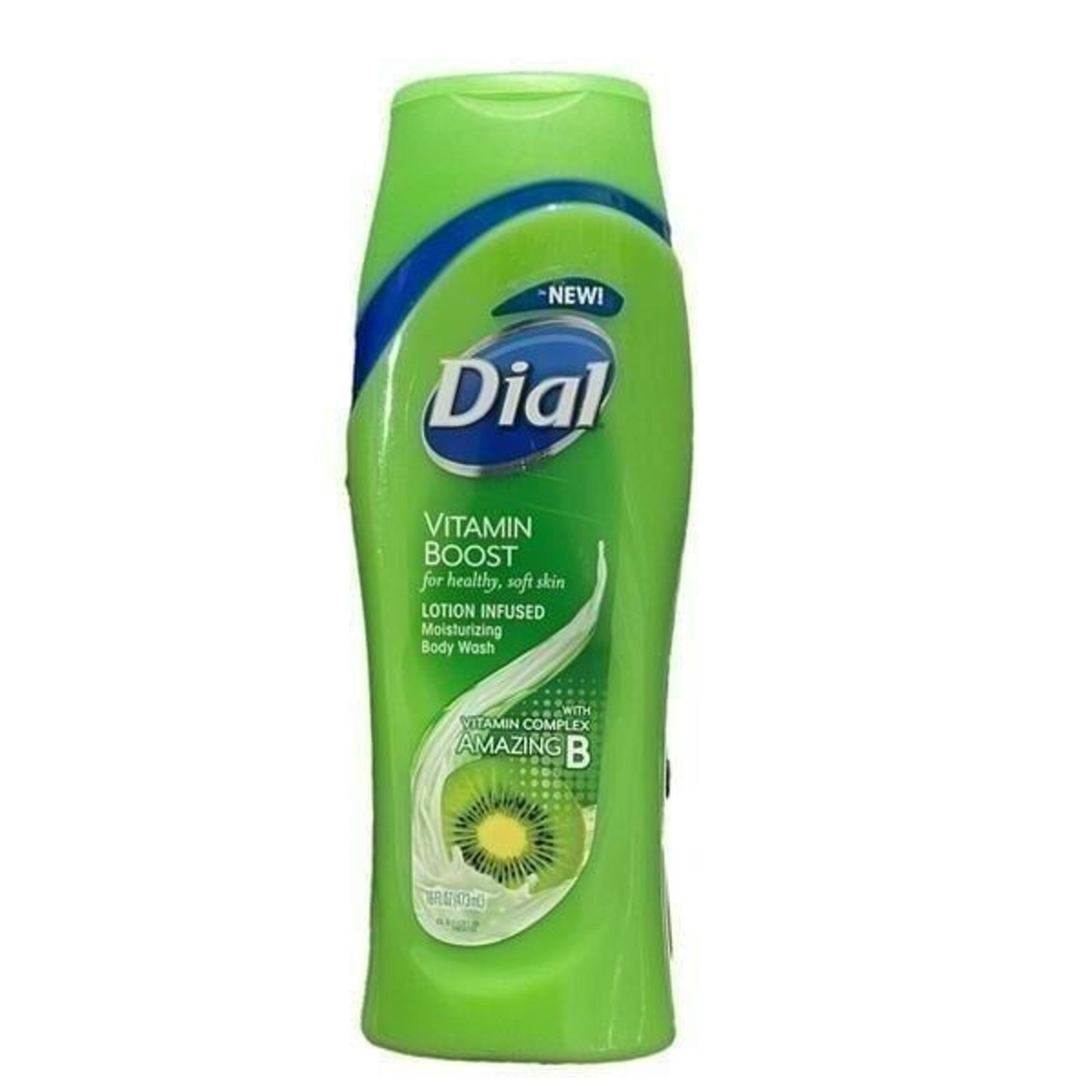 Dial Vitamin Boost Lotion Infused Moisturizing Body Wash 16 oz Green