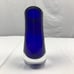 Tarnow Poland Cobalt Blue Art Glass 8 Vase Heavy
