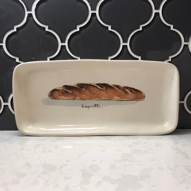Rae Dunn Vintage Baguette Plate