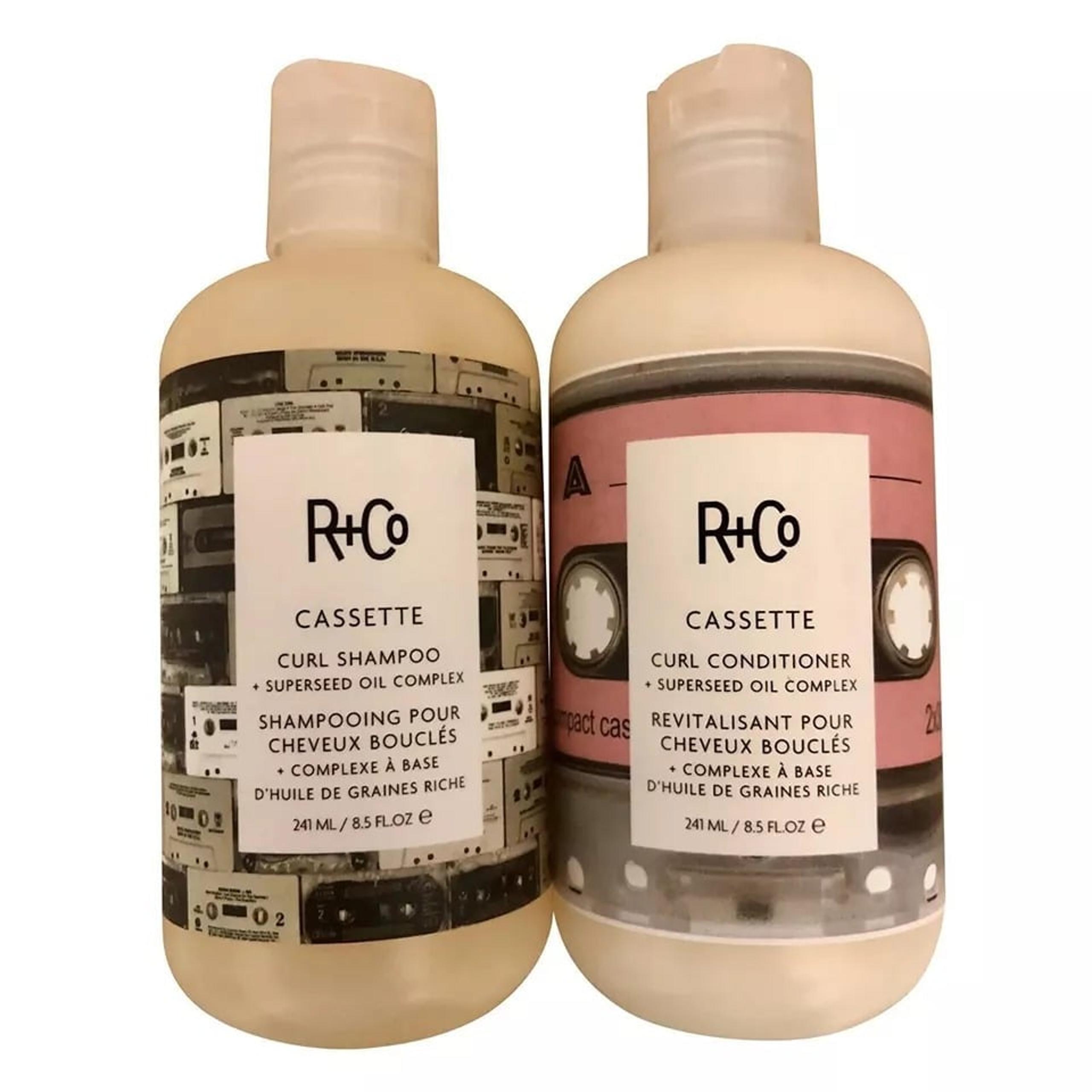 R+Co Cassette Curl Shampoo and Conditioner 241ml 8.5oz Set