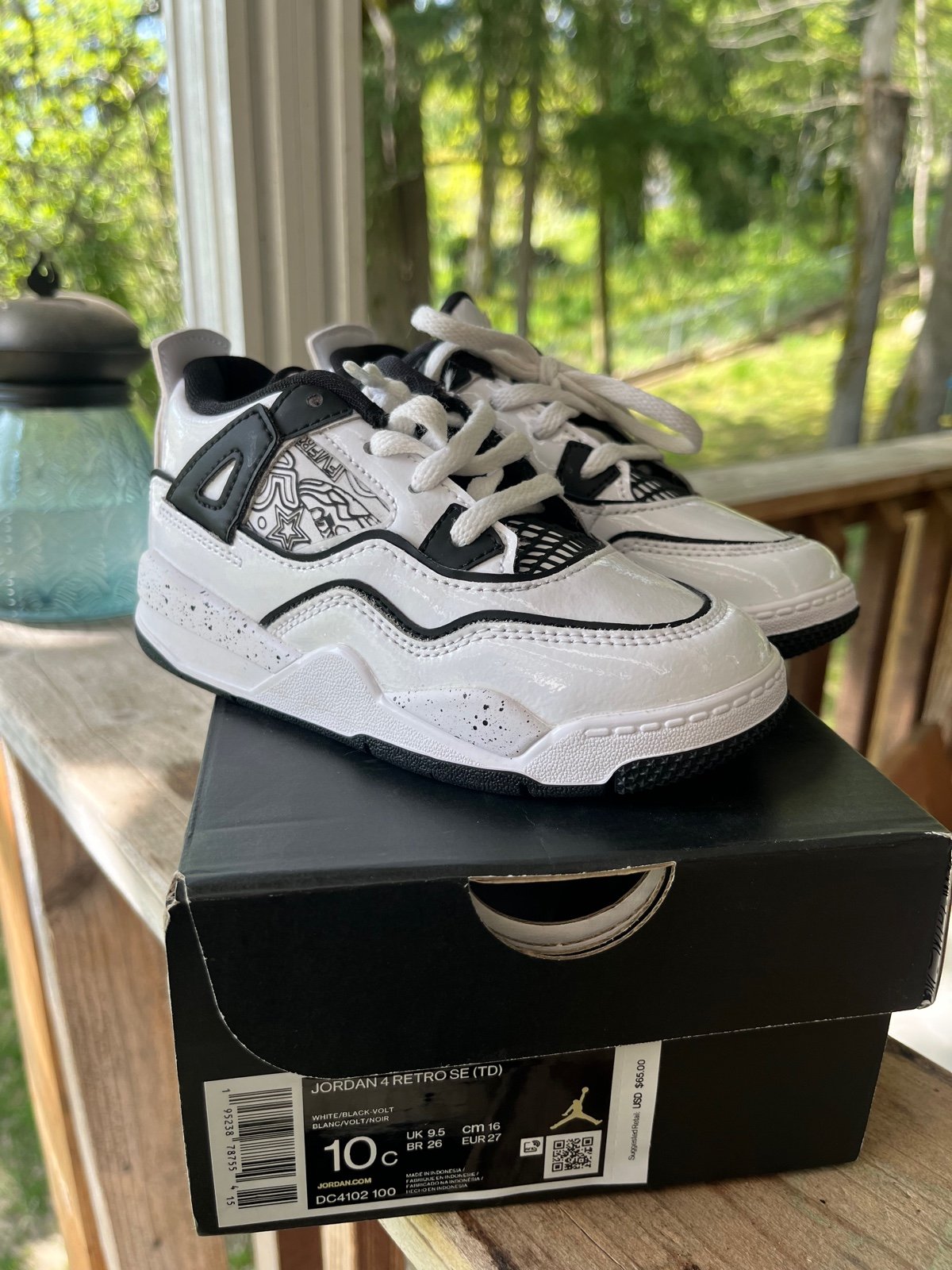 Nike Jordan 4 Retro SE (TD) Style #: DC4102 100 Size 10c