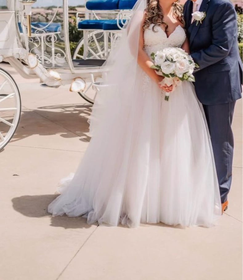Allure wedding dress size 14