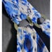 NWT TOMMY BAHAMA Ikat Empire Seam Halter One Piece Vivid Blue Women's Size 6