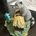 Vintage! Meeko & Flit Disney Pocahontas resin figure