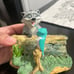 Vintage! Meeko & Flit Disney Pocahontas resin figure
