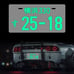 BRAND NEW 1PCS Universal USA JDM Aluminum Japanese License Plate 25-18 LED LIGHT