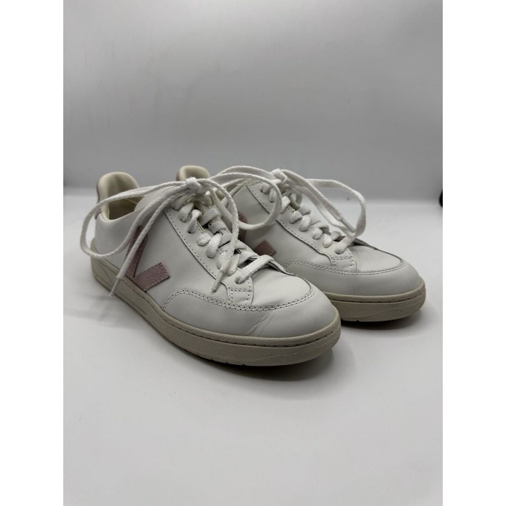 Veja Esplar V-12 Leather Extra White Sable Women's Shoes Sz EU 39 US 8