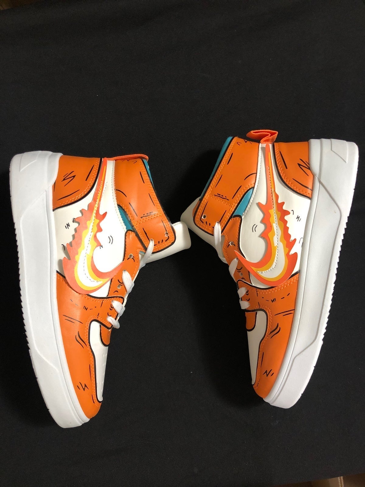 custom air force 1 anime shoes cosplay sneakers size 6.5Y
