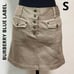 Burberry Blue Label Denim Mini Skirt, Size 24 (Waist 61cm)