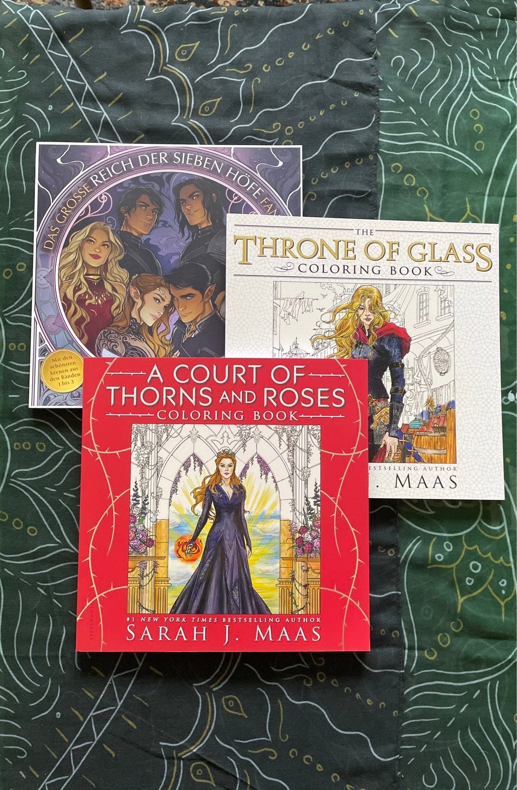ACOTAR/ToG - Coloring Books - Sarah J Maas SJM - A Court of Thorns and Roses