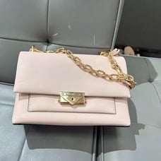 MICHAEL KORS CECE MEDIUM FAUX LEATHER CROSSBODY HANDBAG SHOULDER BAG PURSE PINK