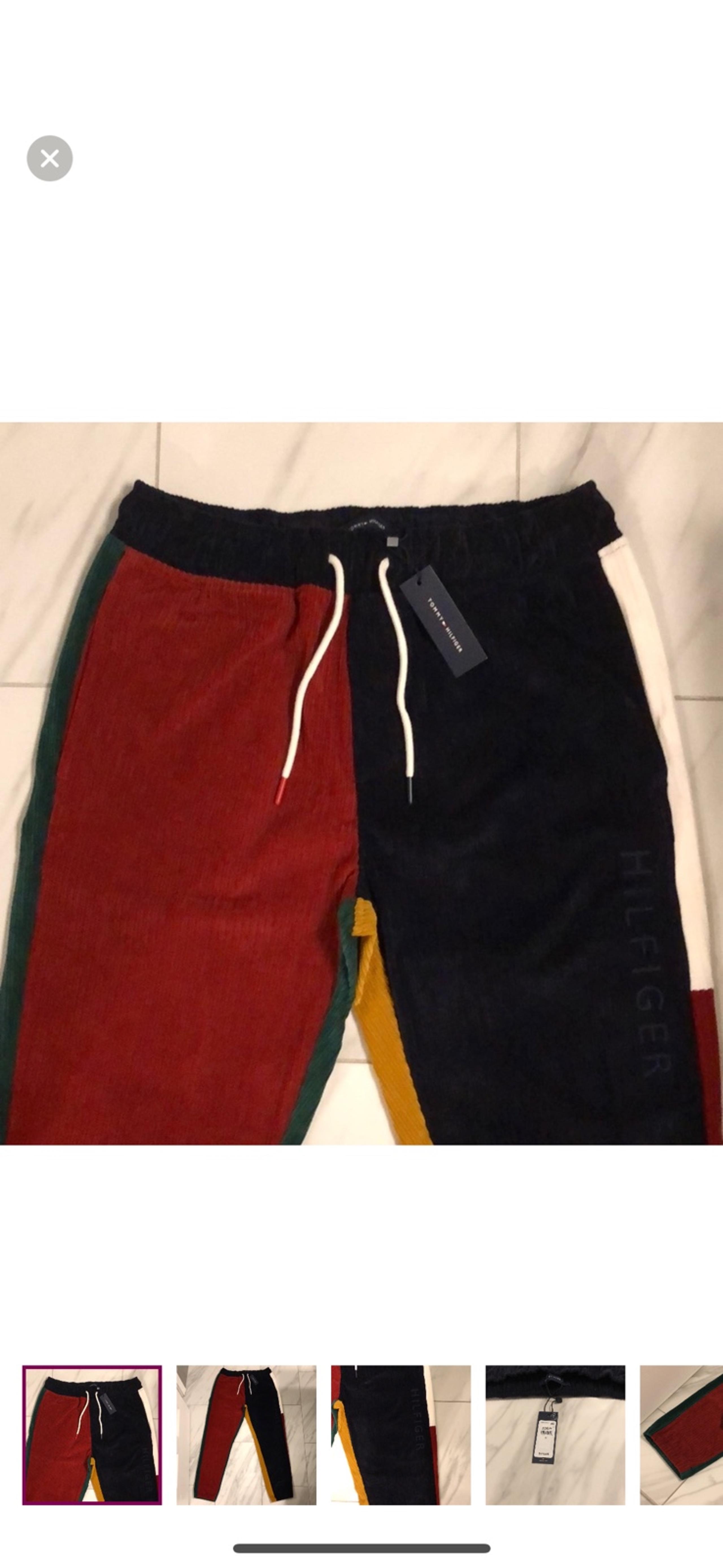 Men’s Tommy Hilfiger Colorblock Corduroy Sweatpants