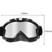 CYLION Motorcycle Goggles Pilot Style Cruiser Scooter Helmet Goggle