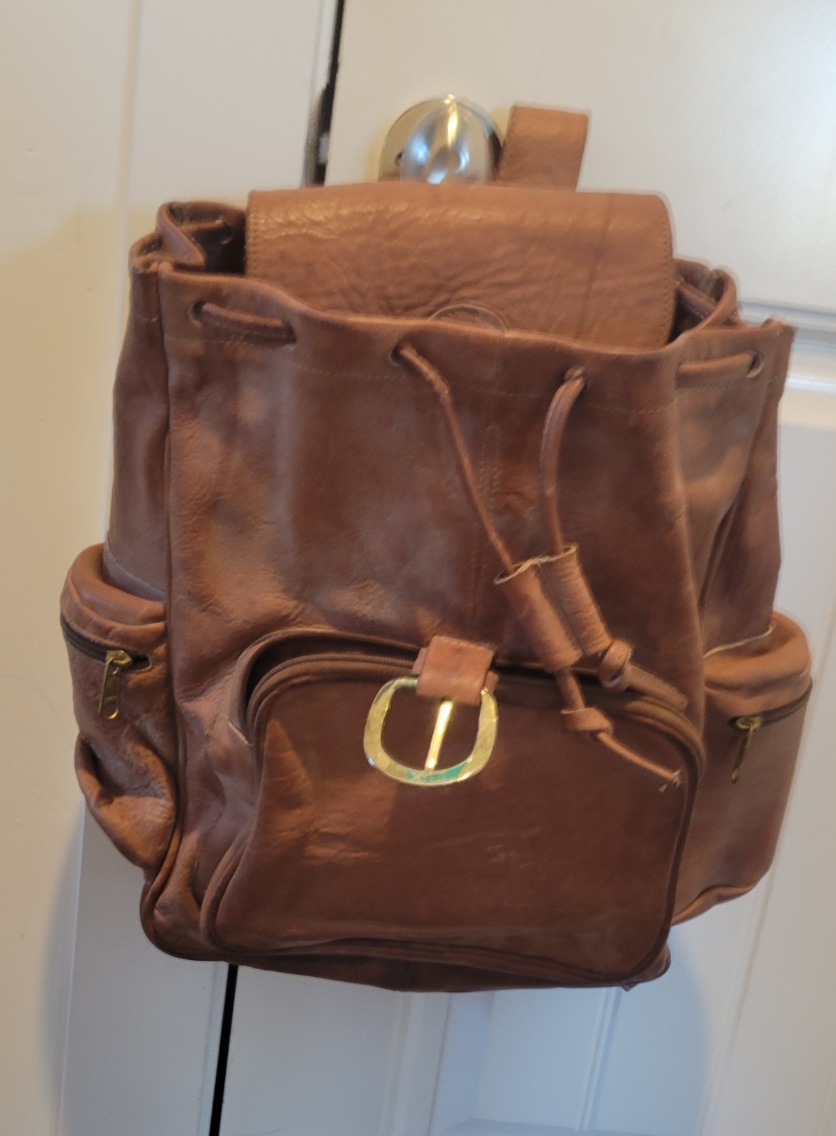 Sexy leather back pack NEW
