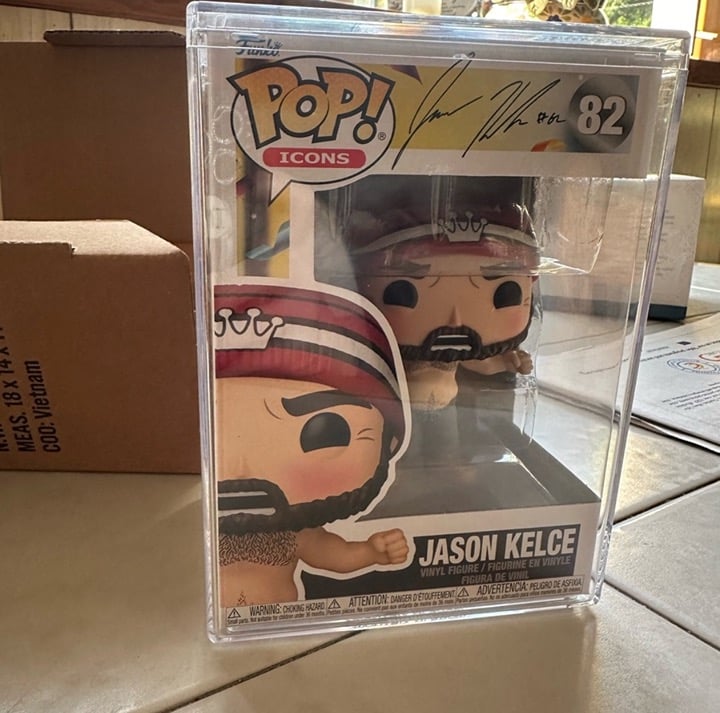 Funko Pop! Jason Kelce (Shirtless) with Protector