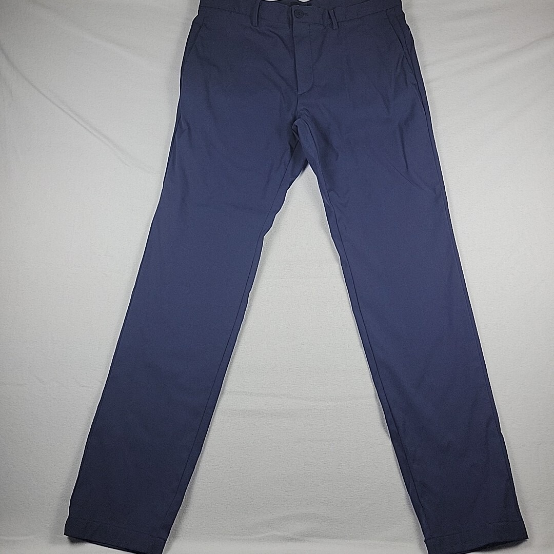 Theory Zaine Performance Pants Men's Sz 34x32 Navy Commuter Golf