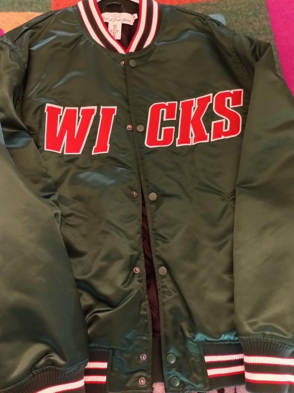 H&M Satin Starter Jacket