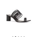 black chunky heels