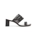 black chunky heels
