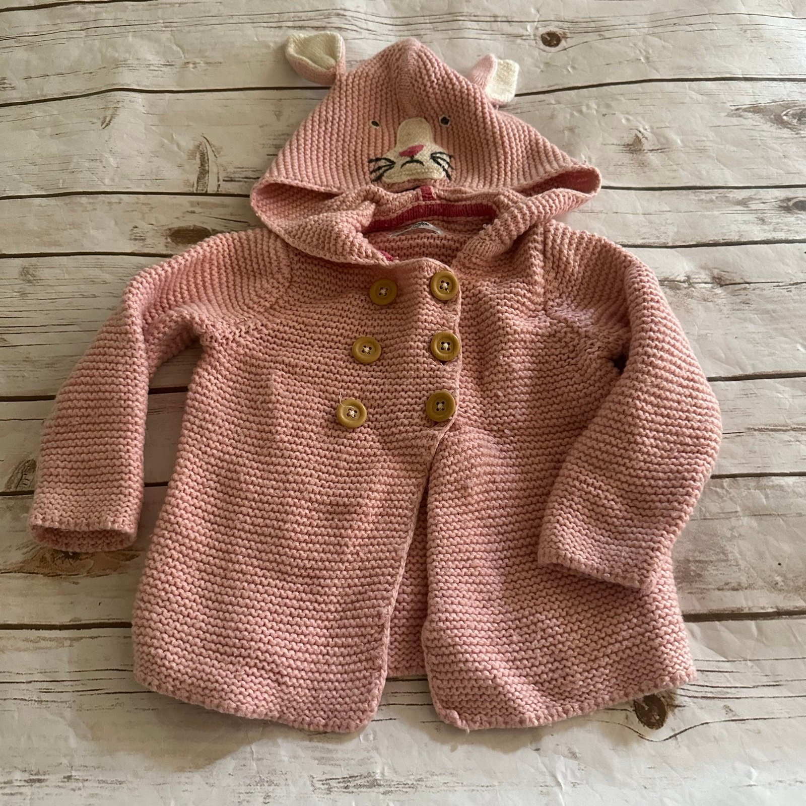 Mini boden bunny knitted sweater