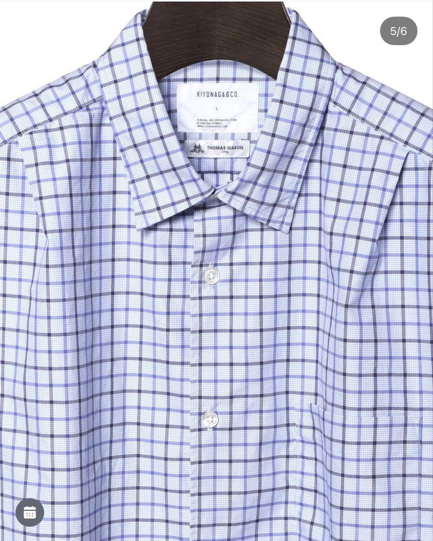 【残りわずか】 KIYONAGA&CO. THOMAS MASON SHIRT Check L Dress shirts トップス